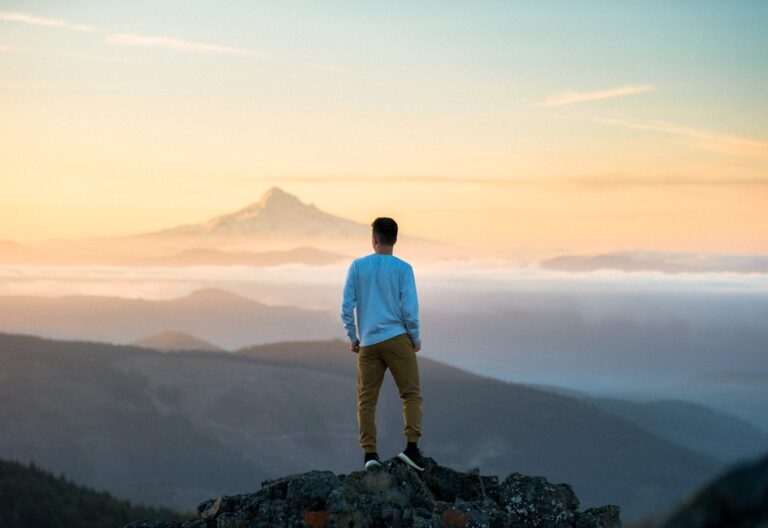 Photo Mountain peak